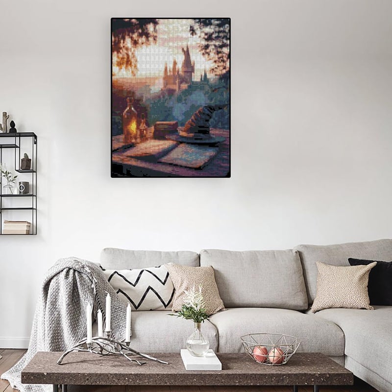 Paintcolor أطقم التطريز المتقاطع المطبوع - أطقم التطريز المتقاطع المحسوبة للمبتدئين والبالغين أنماط كرتونية التطريز المتقاطع أبعاد أطقم الفنون والحرف اليدوية - Image 5